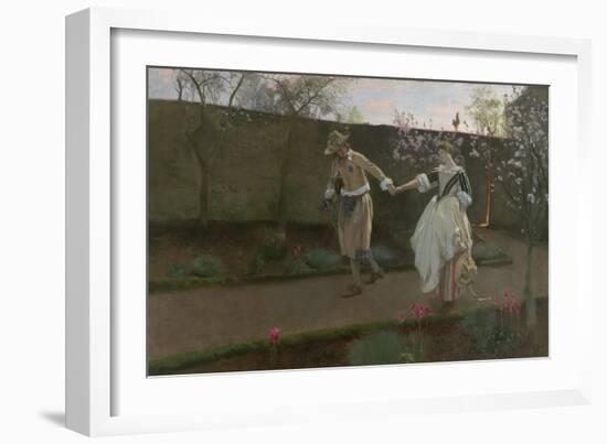 May Day Morning, 1890-94-Edwin Austin Abbey-Framed Giclee Print