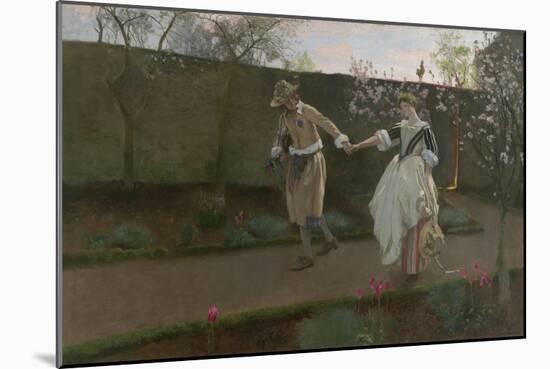 May Day Morning, 1890-94-Edwin Austin Abbey-Mounted Giclee Print