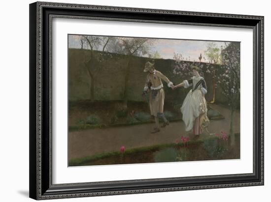 May Day Morning, 1890-94-Edwin Austin Abbey-Framed Giclee Print