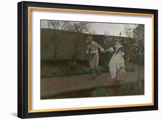 May Day Morning, 1890-94-Edwin Austin Abbey-Framed Giclee Print