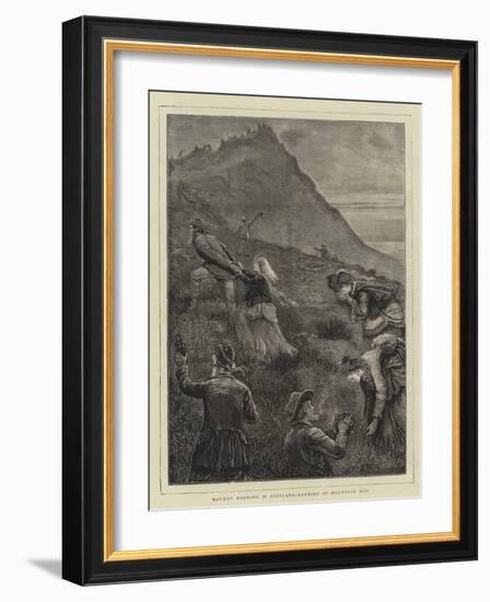 May-Day Morning in Scotland, Bathing in Mountain Dew-William Bazett Murray-Framed Giclee Print