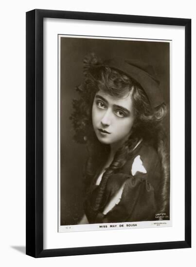 May De Sousa, American Singer and Actress, C1906-J Beagles & Co-Framed Giclee Print