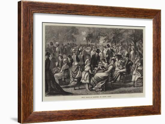 May Fair, a Sketch in Hyde Park-Matthew White Ridley-Framed Giclee Print