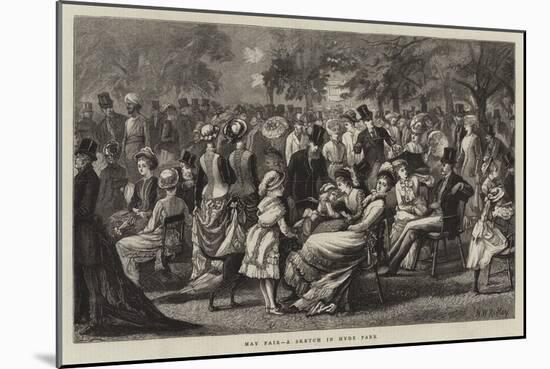 May Fair, a Sketch in Hyde Park-Matthew White Ridley-Mounted Giclee Print