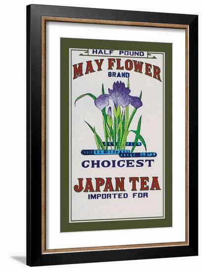 May Flower Brand Tea-null-Framed Art Print