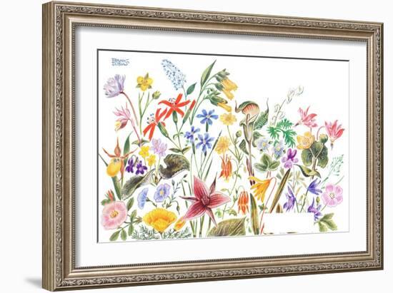 May Flowers - Jack & Jill-Frank Dobias-Framed Giclee Print