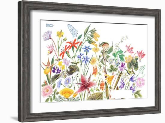 May Flowers - Jack & Jill-Frank Dobias-Framed Giclee Print