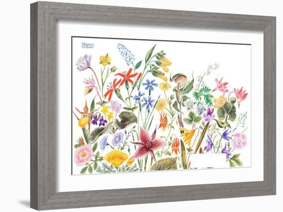 May Flowers - Jack & Jill-Frank Dobias-Framed Giclee Print