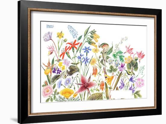 May Flowers - Jack & Jill-Frank Dobias-Framed Giclee Print