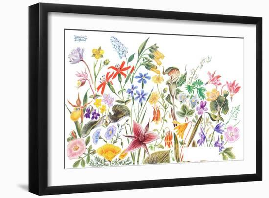 May Flowers - Jack & Jill-Frank Dobias-Framed Giclee Print