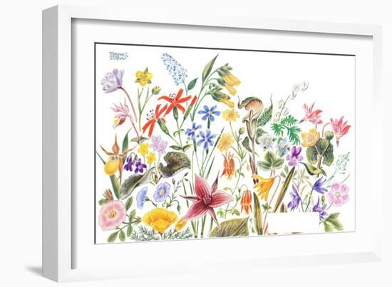 May Flowers - Jack & Jill-Frank Dobias-Framed Giclee Print