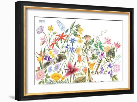 May Flowers - Jack & Jill-Frank Dobias-Framed Giclee Print