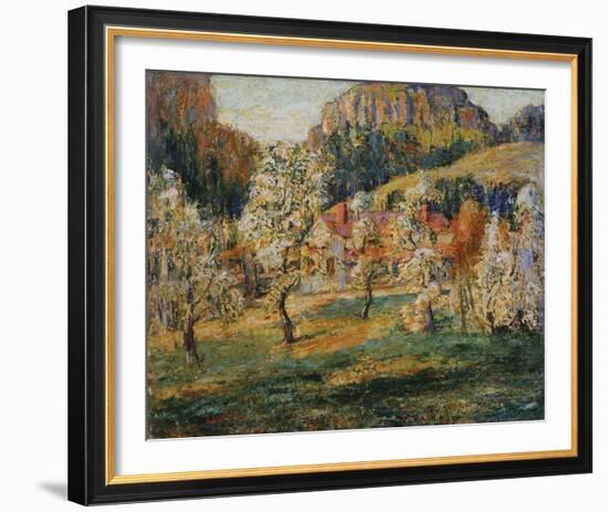 May in the Mountains-Ernest Lawson-Framed Giclee Print