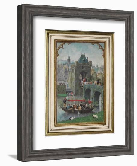 May Leaf from a Calendar Book of Hours-Simon Bening-Framed Giclee Print