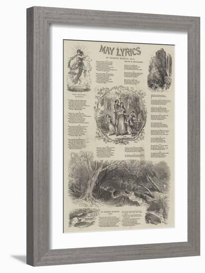 May Lyrics-Myles Birket Foster-Framed Premium Giclee Print