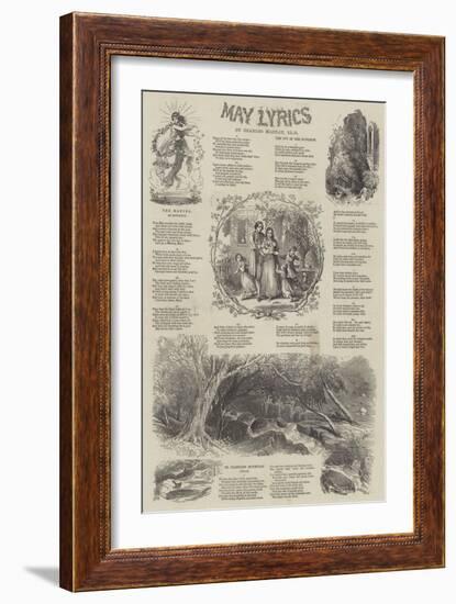 May Lyrics-Myles Birket Foster-Framed Giclee Print