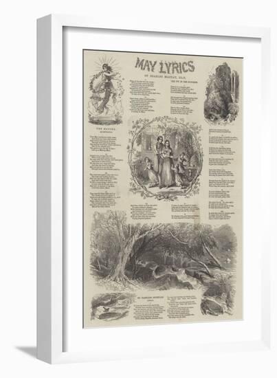 May Lyrics-Myles Birket Foster-Framed Giclee Print