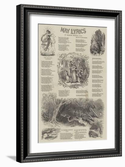 May Lyrics-Myles Birket Foster-Framed Giclee Print