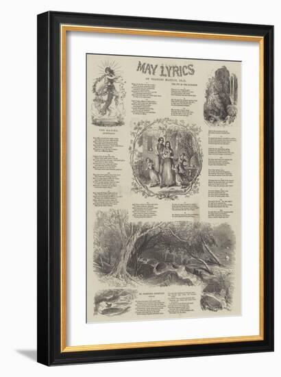 May Lyrics-Myles Birket Foster-Framed Giclee Print