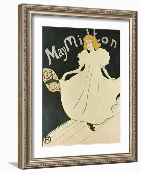 May Milton, 1895-Henri de Toulouse-Lautrec-Framed Giclee Print