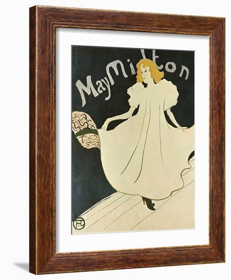 May Milton, 1895-Henri de Toulouse-Lautrec-Framed Giclee Print