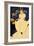 May Milton on Stage-Henri de Toulouse-Lautrec-Framed Art Print