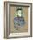 May Milton Portrait (1895)-TOULOUSE LAUTREC-Framed Giclee Print
