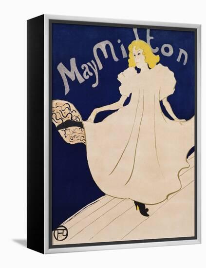 May Milton-Henri de Toulouse-Lautrec-Framed Premier Image Canvas