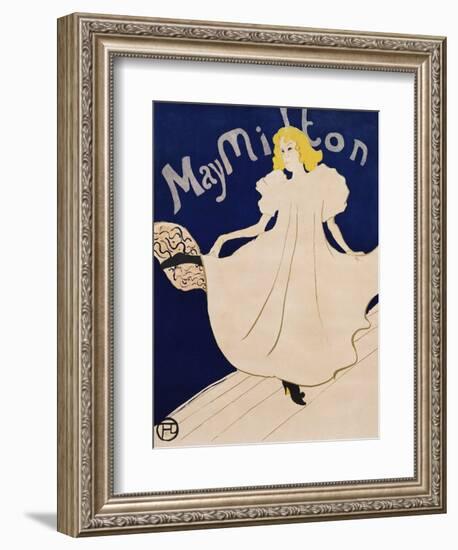 May Milton-Henri de Toulouse-Lautrec-Framed Giclee Print