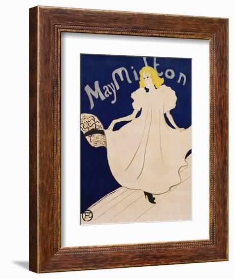 May Milton-Henri de Toulouse-Lautrec-Framed Giclee Print