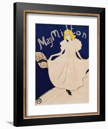 May Milton-Henri de Toulouse-Lautrec-Framed Giclee Print