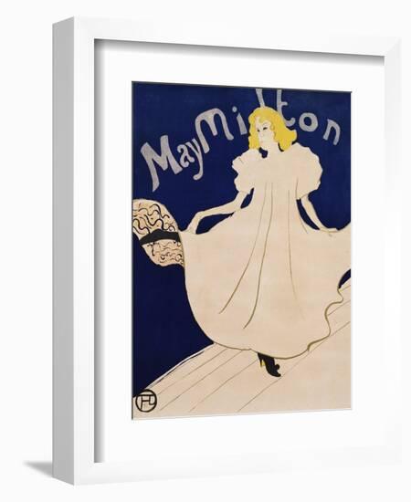 May Milton-Henri de Toulouse-Lautrec-Framed Giclee Print