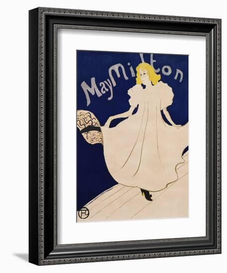 May Milton-Henri de Toulouse-Lautrec-Framed Giclee Print