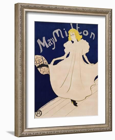 May Milton-Henri de Toulouse-Lautrec-Framed Giclee Print