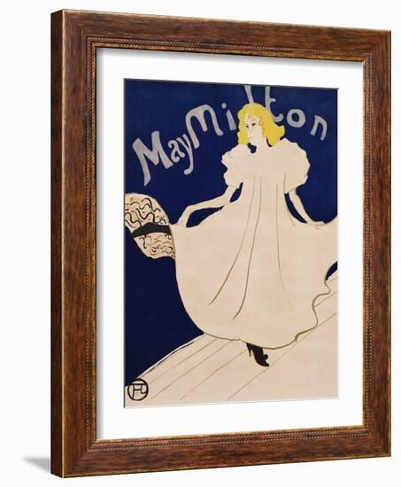 May Milton-Henri de Toulouse-Lautrec-Framed Giclee Print