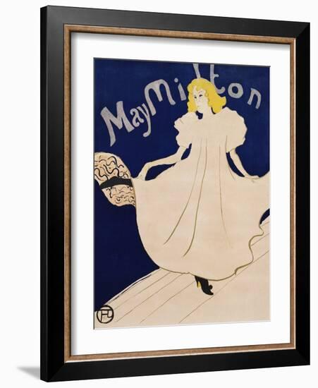 May Milton-Henri de Toulouse-Lautrec-Framed Giclee Print