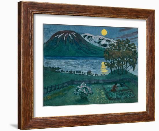 May moon, 1908-Nikolai Astrup-Framed Giclee Print