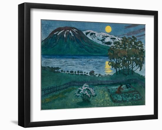 May moon, 1908-Nikolai Astrup-Framed Giclee Print