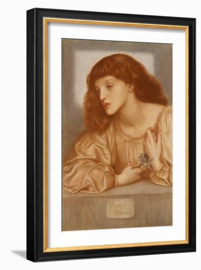 May Morris, 1872-Dante Gabriel Rossetti-Framed Giclee Print