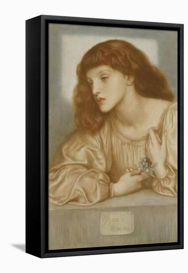 May Morris, 1872-Dante Gabriel Rossetti-Framed Premier Image Canvas
