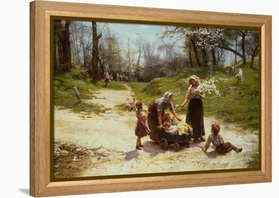 May (Oil on Canvas)-Frederick Morgan-Framed Premier Image Canvas