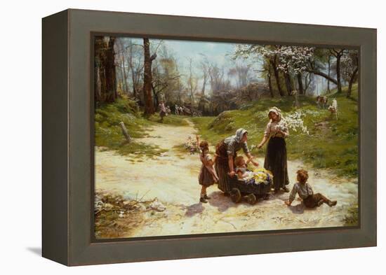 May (Oil on Canvas)-Frederick Morgan-Framed Premier Image Canvas