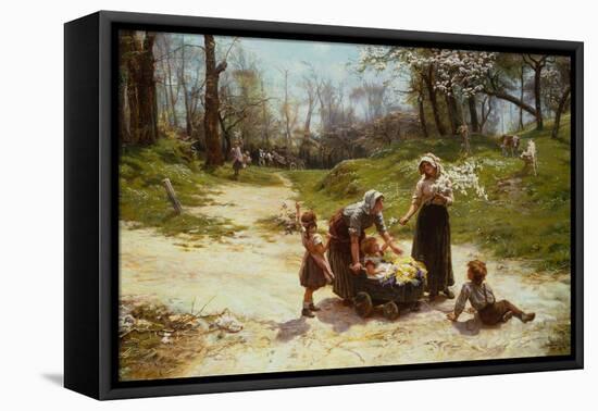 May (Oil on Canvas)-Frederick Morgan-Framed Premier Image Canvas