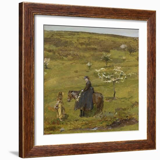 May on the Hill-John William North-Framed Giclee Print