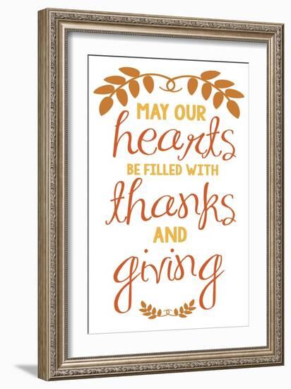 May Our Hearts Be Filled-Erin Clark-Framed Giclee Print