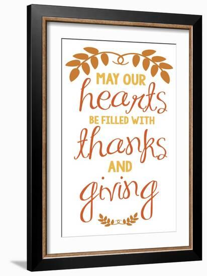 May Our Hearts Be Filled-Erin Clark-Framed Giclee Print