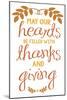 May Our Hearts Be Filled-Erin Clark-Mounted Giclee Print