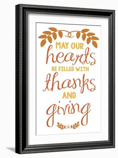 May Our Hearts Be Filled-Erin Clark-Framed Giclee Print