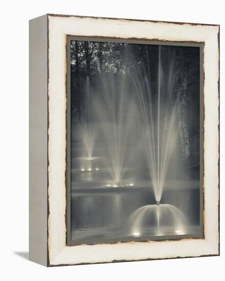 May Park Fountains, Cesis, Gauja National Park, Latvia-Walter Bibikow-Framed Premier Image Canvas