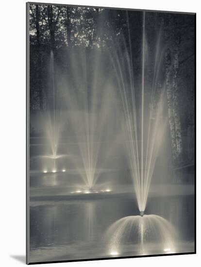 May Park Fountains, Cesis, Gauja National Park, Latvia-Walter Bibikow-Mounted Photographic Print